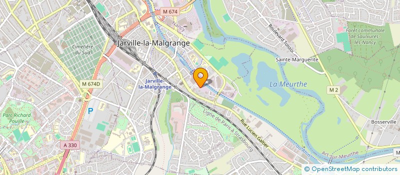 localisation de l'entreprise ELVEDA IMMO 2024  JARVILLE-LA-MALGRANGE