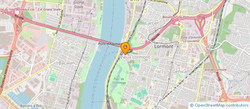localisation de l'entreprise ELVELOR  LORMONT
