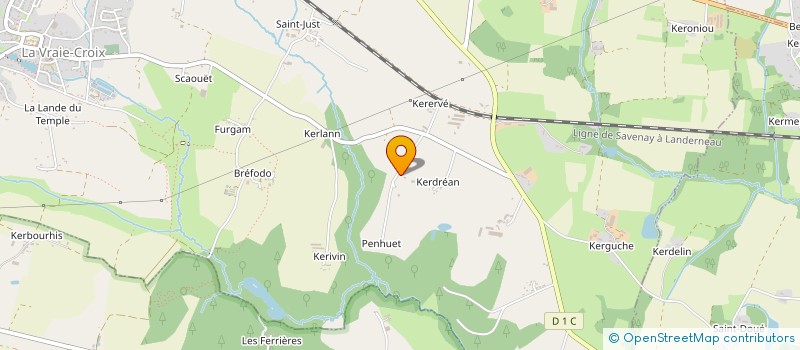 localisation de l'entreprise ELVEN AGRI ENERGIE VERTE à ELVEN