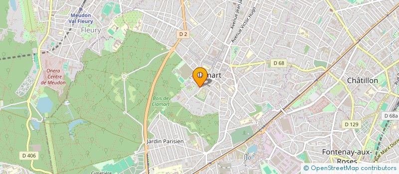 localisation de l'entreprise ELVEN AVENIR  CLAMART