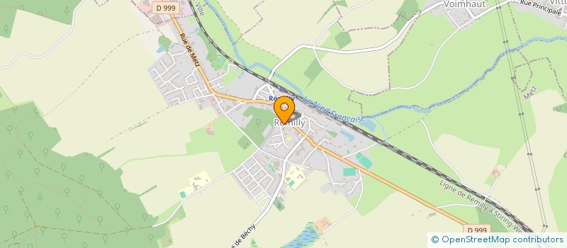 localisation de l'entreprise ELVIA.DOM à REMILLY