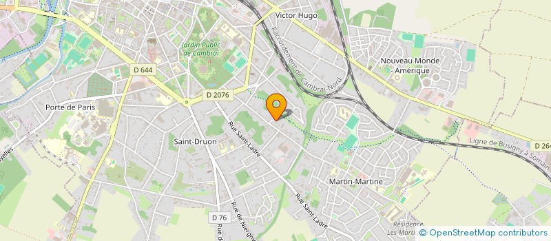 localisation de l'entreprise ELVIC à CAMBRAI