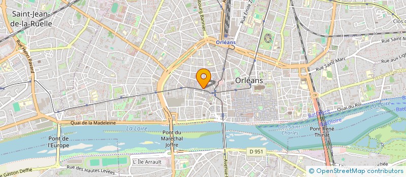 localisation de l'entreprise ELVICADIS à ORLEANS