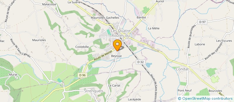 localisation de l'entreprise ELVIE CONSULTANTS  LE VIGNON-EN-QUERCY