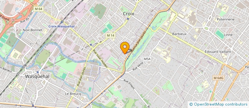 localisation de l'entreprise ELVIJO  ROUBAIX