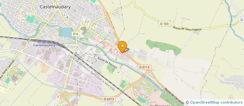 localisation de l'entreprise ELVIMA à CASTELNAUDARY