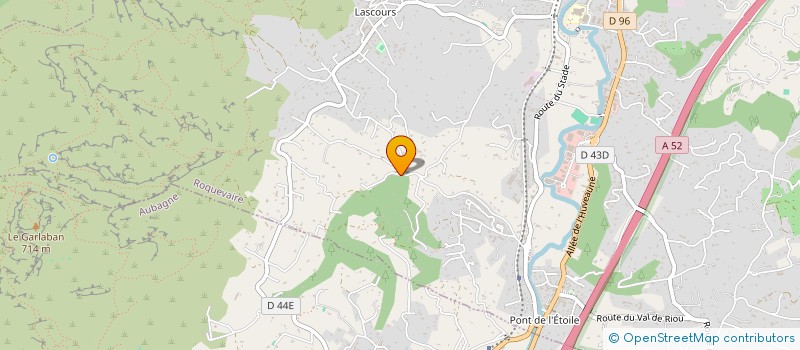 localisation de l'entreprise ELVINAT  ROQUEVAIRE