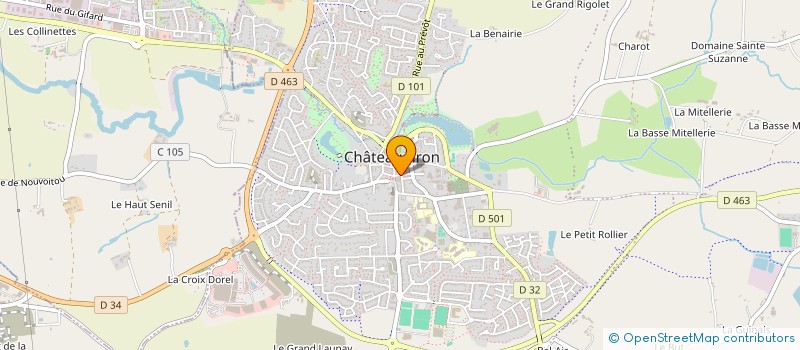 localisation de l'entreprise ELVINI  CHATEAUGIRON