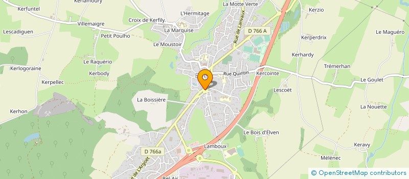 localisation de l'entreprise ELVINOISE CYCLO TOURISME  ELVEN