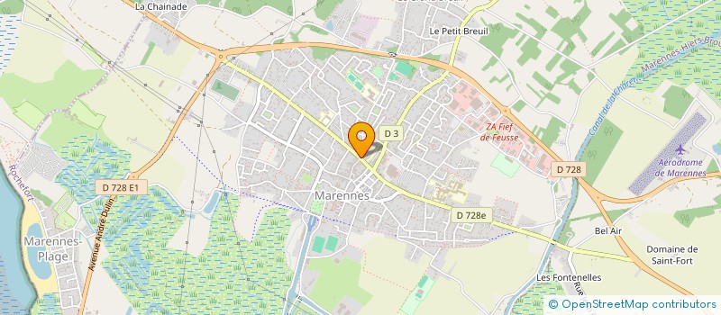 localisation de l'entreprise ELVIRA  MARENNES-HIERS-BROUAGE