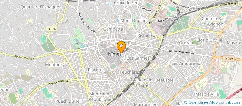 localisation de l'entreprise ELVIRA&CO  NIMES