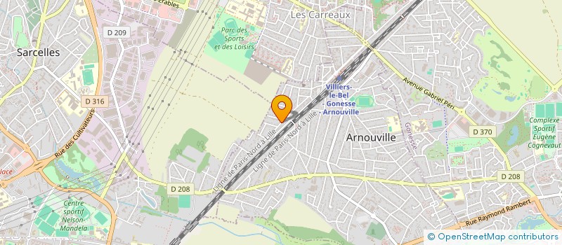 localisation de l'entreprise ELVIRAMAR  ARNOUVILLE