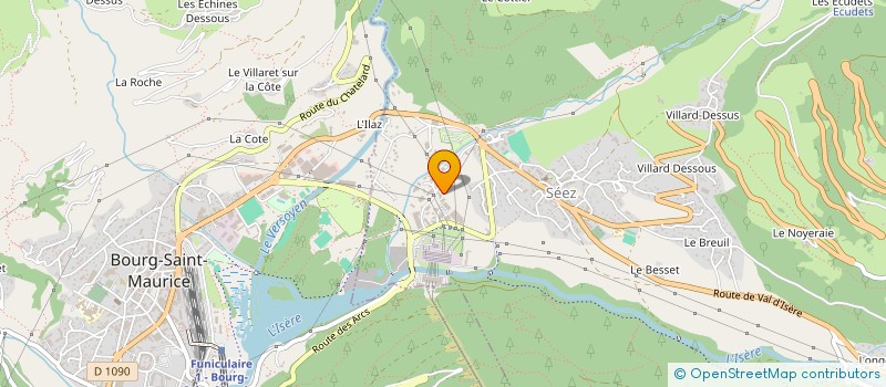 localisation de l'entreprise ELVY  BOURG-SAINT-MAURICE