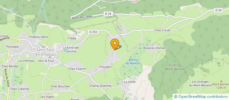 localisation de l'entreprise ELVYJAN  SAINT-PAUL-EN-CHABLAIS