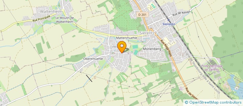 localisation de l'entreprise ELWORI  UFFHEIM