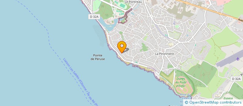 localisation de l'entreprise ELXY  LES SABLES D'OLONNE