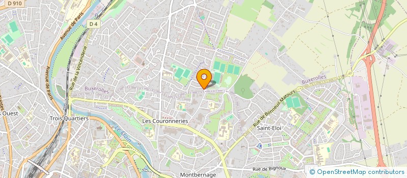 localisation de l'entreprise ELY à BUXEROLLES