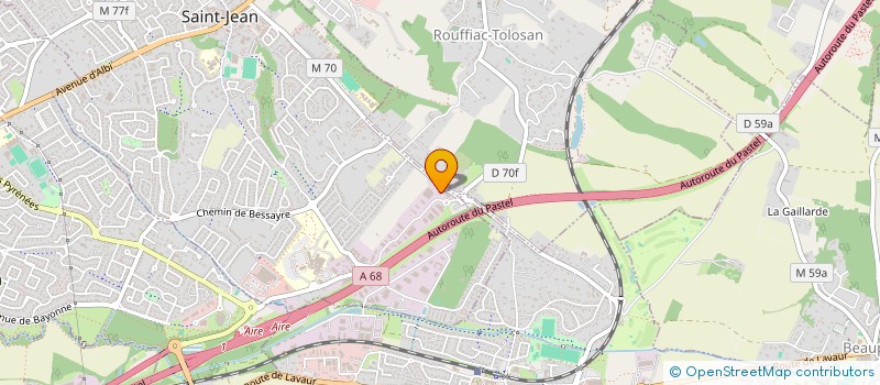 localisation de l'entreprise ELY+  SAINT-JEAN