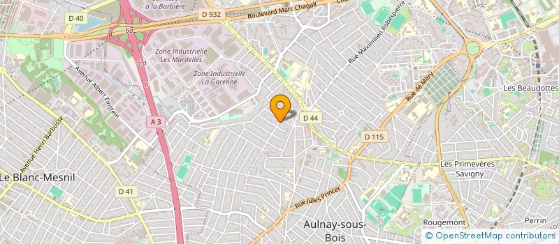 localisation de l'entreprise ELY à AULNAY-SOUS-BOIS