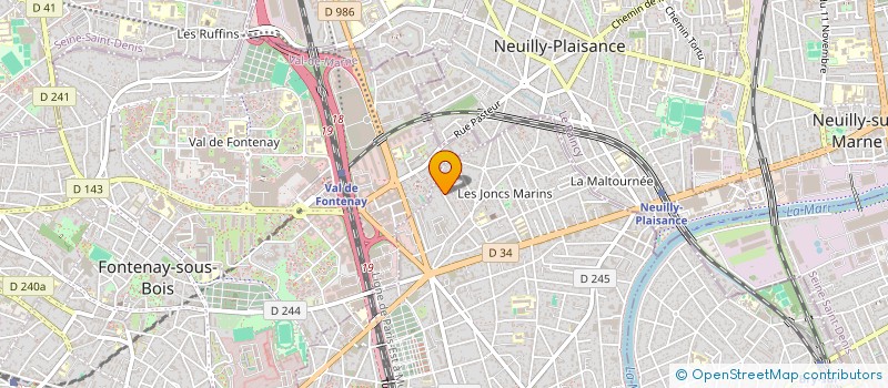 localisation de l'entreprise ELY CONSULTING  LE PERREUX-SUR-MARNE