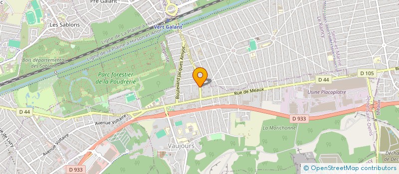 localisation de l'entreprise ELY INNOVATIONS  VAUJOURS