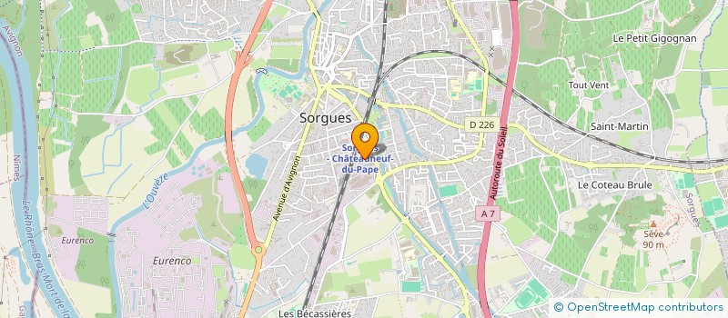 localisation de l'entreprise ELY TRANSPORT à AVIGNON