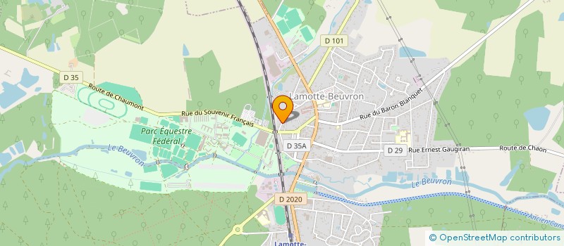 localisation de l'entreprise ELYA 39  LAMOTTE-BEUVRON