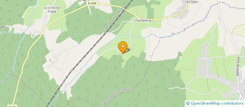 localisation de l'entreprise ELYA  SAINT-SYLVESTRE-PRAGOULIN