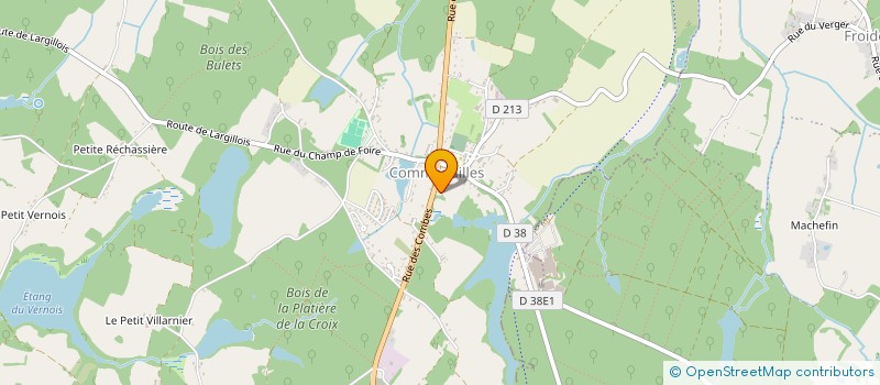 localisation de l'entreprise ELYA  COMMENAILLES