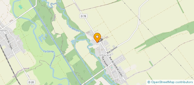 localisation de l'entreprise ELYA  VILLACERF