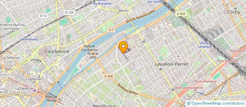localisation de l'entreprise ELYA DAN à NEUILLY-SUR-SEINE