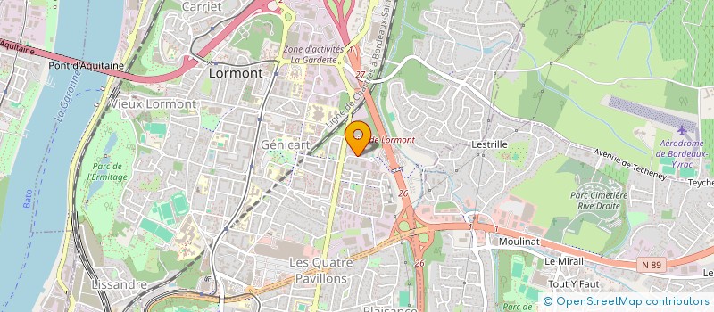 localisation de l'entreprise ELYA GROSSISTE  LORMONT