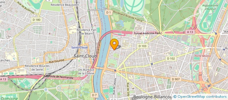 localisation de l'entreprise ELYA TECHNOLOGIES  BOULOGNE-BILLANCOURT