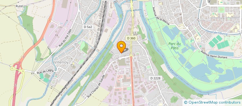 localisation de l'entreprise ELYAK à MEAUX