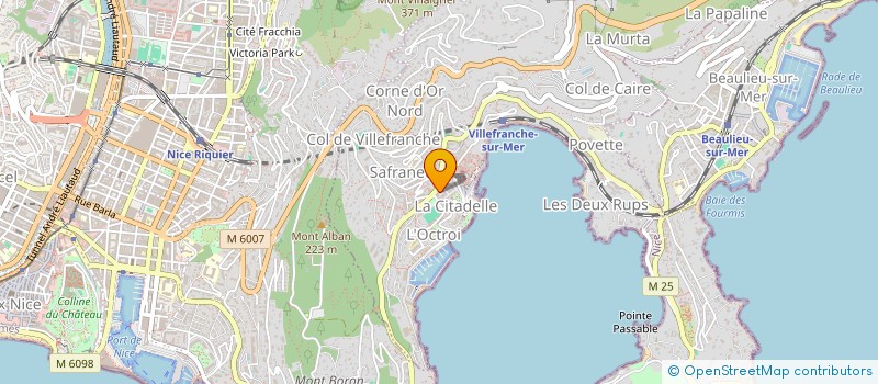 localisation de l'entreprise ELYAM à VILLEFRANCHE-SUR-MER