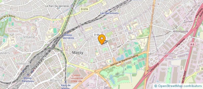 localisation de l'entreprise ELYANEL CONSEIL à MASSY