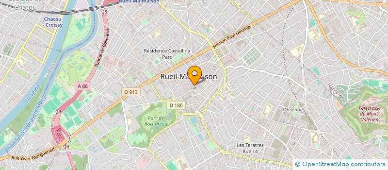 localisation de l'entreprise ELYAQUE à RUEIL-MALMAISON