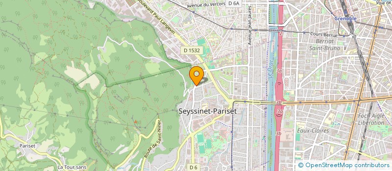 localisation de l'entreprise ELYASCOP  SEYSSINET-PARISET