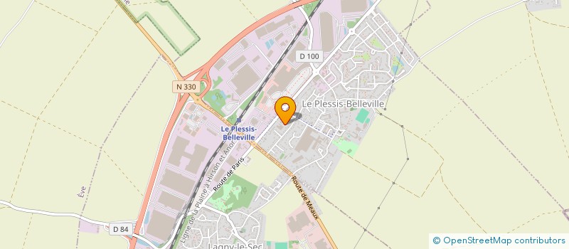 localisation de l'entreprise ELYC  LE PLESSIS-BELLEVILLE