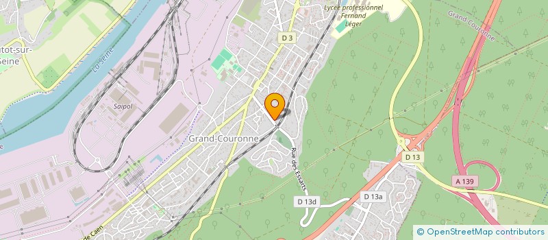 localisation de l'entreprise ELYCEMMATH  GRAND-COURONNE