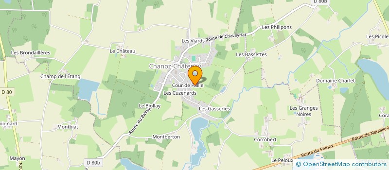 localisation de l'entreprise ELYCIA  CHANOZ-CHATENAY