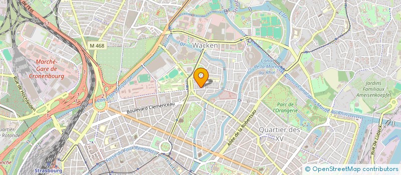 localisation de l'entreprise ELYCITY à STRASBOURG