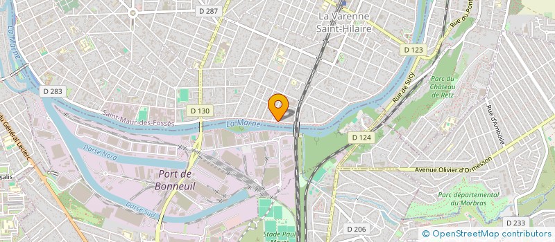 localisation de l'entreprise ELYCLA à SAINT-MAUR-DES-FOSSES