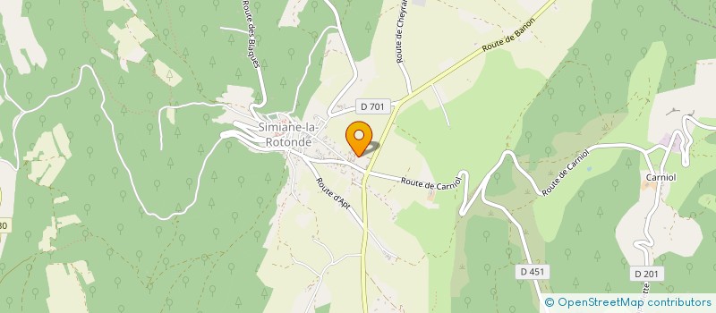 localisation de l'entreprise ELYDE  SIMIANE-LA-ROTONDE