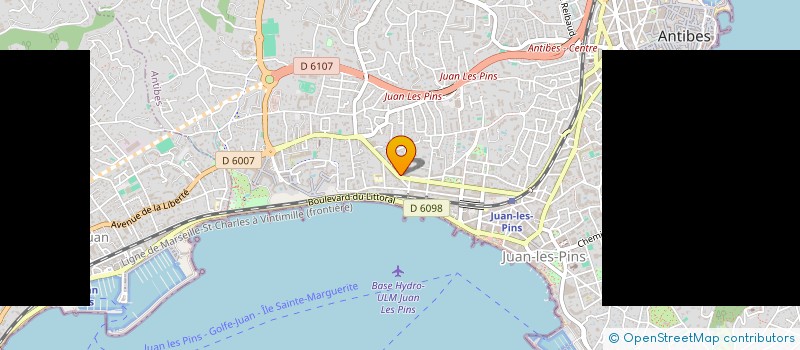 localisation de l'entreprise ELYENY à ANTIBES