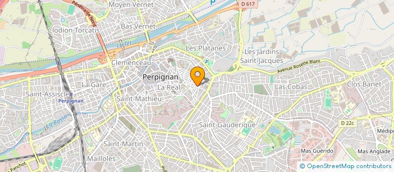 localisation de l'entreprise ELYES PEINTURE  PERPIGNAN