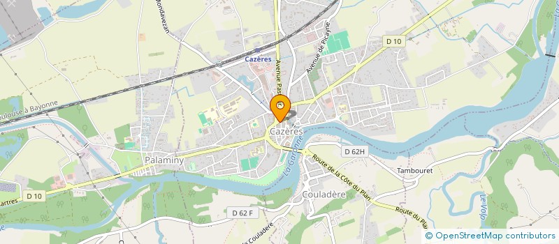 localisation de l'entreprise ELYGANCE à CAZERES