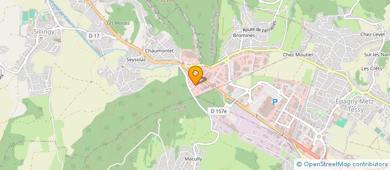 localisation de l'entreprise ELYGOOD  SILLINGY