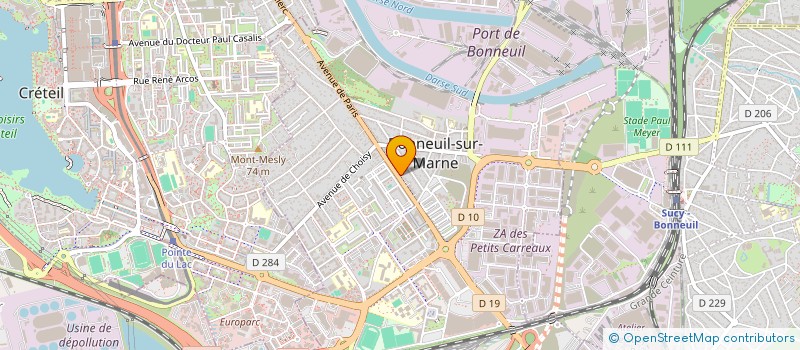 localisation de l'entreprise ELYIOR GROUPE à BONNEUIL-SUR-MARNE