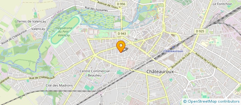 localisation de l'entreprise ELYMAJULUMAR à CHATEAUROUX